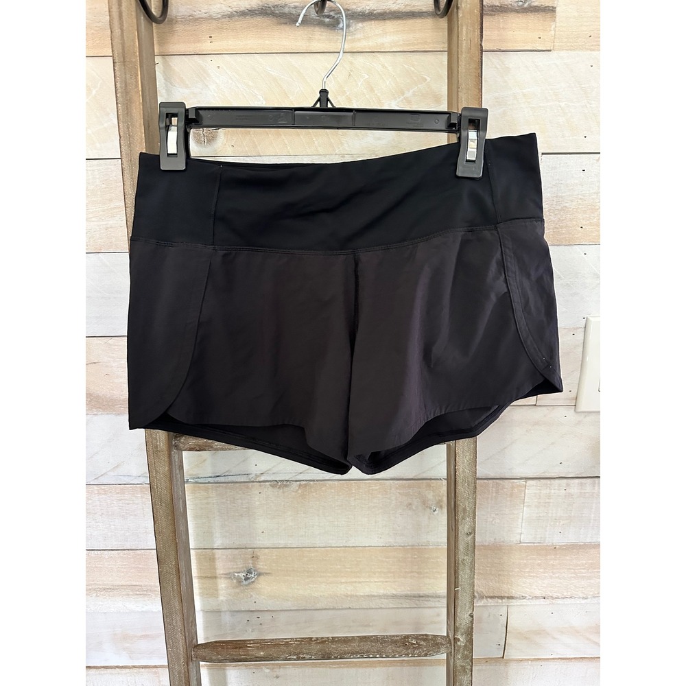 Lululemon Speed Up Low-Rise Lined Shorts 2.5 Black Size 6 LW7AK0S